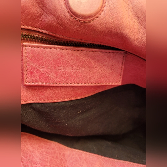 Balenciaga City Pink Leather Handbag - Picture 3 of 5